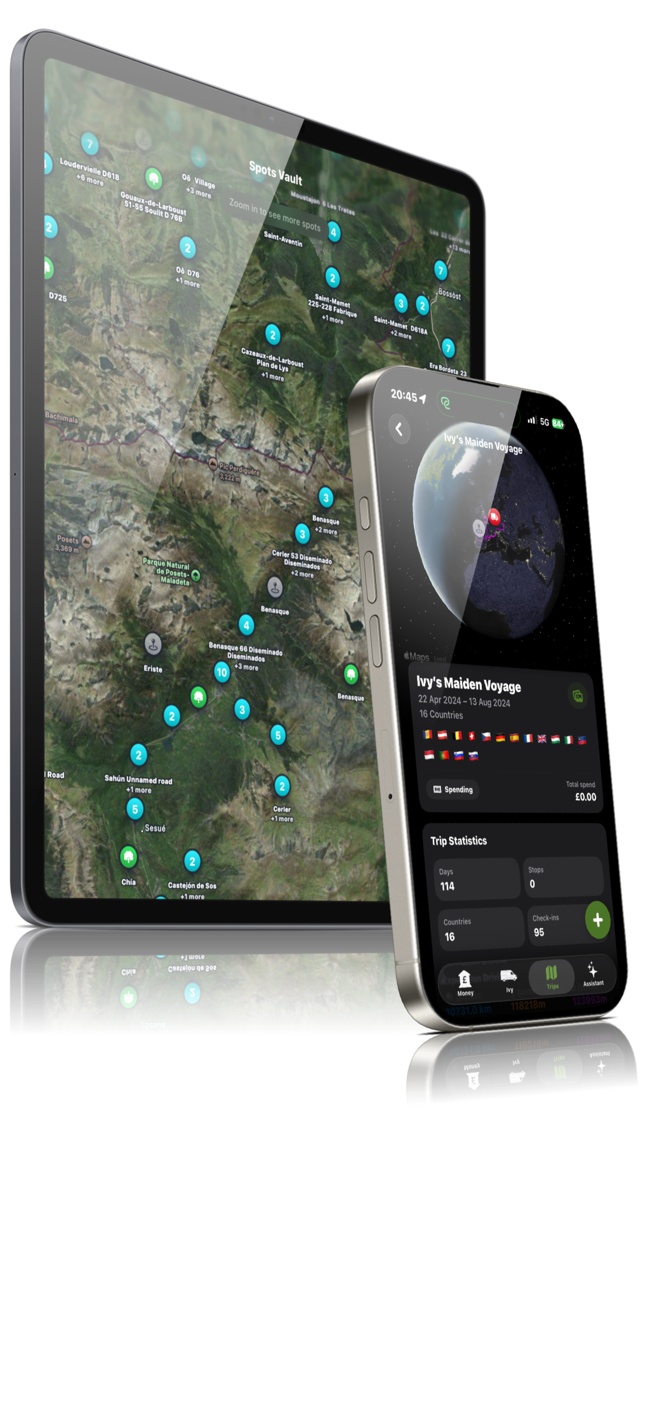Vanlife Assistant on iPhone and iPad