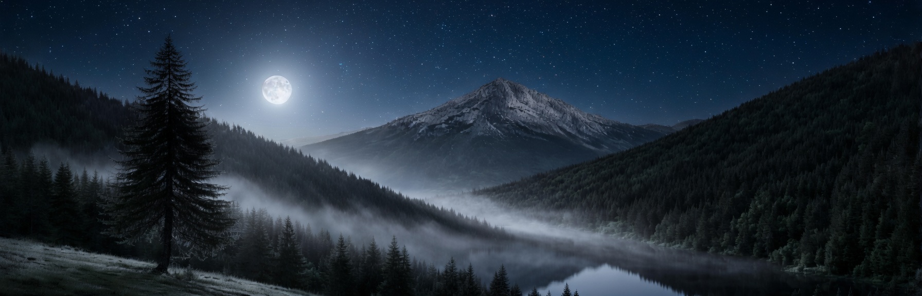 Moonlit mountains — Assistant features