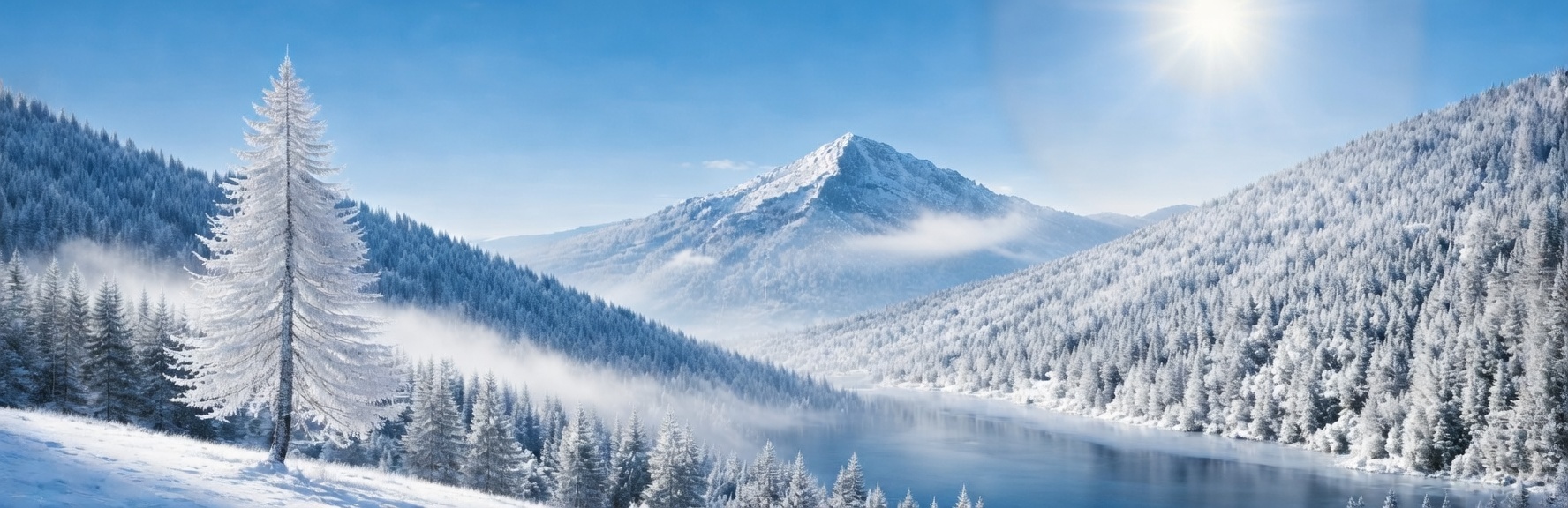 Spots — snow covered mountains